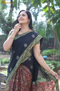 actress indraja photoshoot in saree