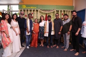 Actors Kabir Duhan Singh and Garima Kaushal attend the launch of their movie Indrani