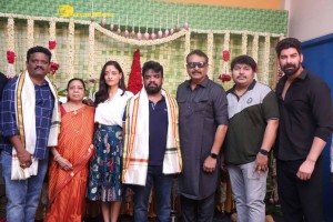 Actors Kabir Duhan Singh and Garima Kaushal attend the launch of their movie Indrani