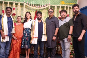 Actors Kabir Duhan Singh and Garima Kaushal attend the launch of their movie Indrani