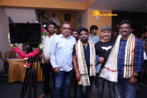 Actors Kabir Duhan Singh and Garima Kaushal attend the launch of their movie Indrani