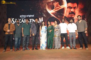 Isakapatnam Trailer Launch attended by Samuthirakani, Aishwarya Rajesh, Merin Philip, and Rohini