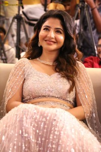 actress Iswarya Menon in a white dress