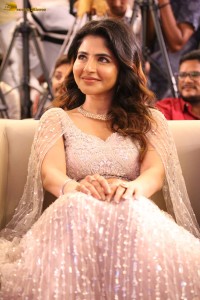 actress Iswarya Menon in a white dress