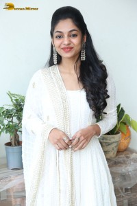 Telugu, Tamil and Malayalam actress Ivana in a white salwar dress