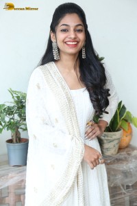 Telugu, Tamil and Malayalam actress Ivana in a white salwar dress
