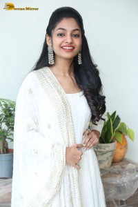 Telugu, Tamil and Malayalam actress Ivana in a white salwar dress