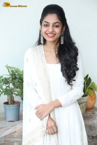 Telugu, Tamil and Malayalam actress Ivana in a white salwar dress