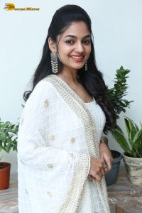 Telugu, Tamil and Malayalam actress Ivana in a white salwar dress