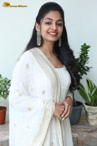 Telugu, Tamil and Malayalam actress Ivana in a white salwar dress