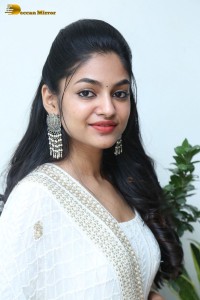 Telugu, Tamil and Malayalam actress Ivana in a white salwar dress