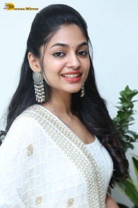 Telugu, Tamil and Malayalam actress Ivana in a white salwar dress