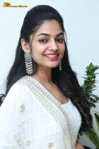Telugu, Tamil and Malayalam actress Ivana in a white salwar dress
