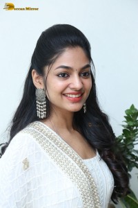 Telugu, Tamil and Malayalam actress Ivana in a white salwar dress