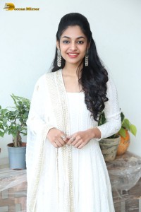 Telugu, Tamil and Malayalam actress Ivana in a white salwar dress