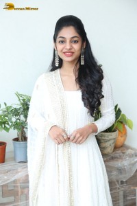 Telugu, Tamil and Malayalam actress Ivana in a white salwar dress