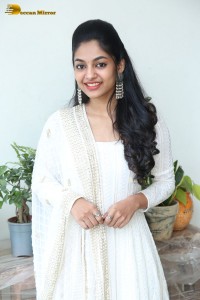Telugu, Tamil and Malayalam actress Ivana in a white salwar dress