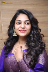 Telugu, Tamil and Malayalam actress Ivana in a white salwar dress