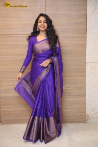 Telugu, Tamil and Malayalam actress Ivana in a white salwar dress