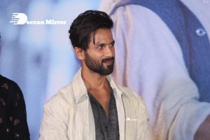 The film JERSEY Trailer Launch attended by Shahid Kapoor, Mrunal Thakur, Allu Aravind and Dil Raju