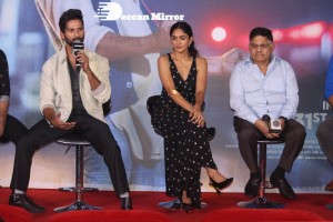 The film JERSEY Trailer Launch attended by Shahid Kapoor, Mrunal Thakur, Allu Aravind and Dil Raju