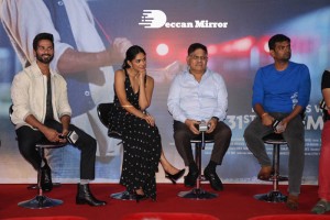 The film JERSEY Trailer Launch attended by Shahid Kapoor, Mrunal Thakur, Allu Aravind and Dil Raju