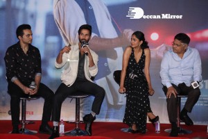 The film JERSEY Trailer Launch attended by Shahid Kapoor, Mrunal Thakur, Allu Aravind and Dil Raju
