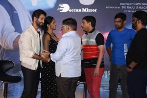 The film JERSEY Trailer Launch attended by Shahid Kapoor, Mrunal Thakur, Allu Aravind and Dil Raju