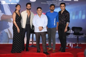 The film JERSEY Trailer Launch attended by Shahid Kapoor, Mrunal Thakur, Allu Aravind and Dil Raju