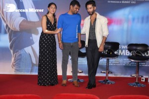 The film JERSEY Trailer Launch attended by Shahid Kapoor, Mrunal Thakur, Allu Aravind and Dil Raju