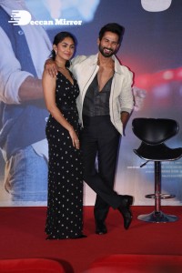 The film JERSEY Trailer Launch attended by Shahid Kapoor, Mrunal Thakur, Allu Aravind and Dil Raju