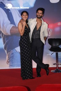 The film JERSEY Trailer Launch attended by Shahid Kapoor, Mrunal Thakur, Allu Aravind and Dil Raju