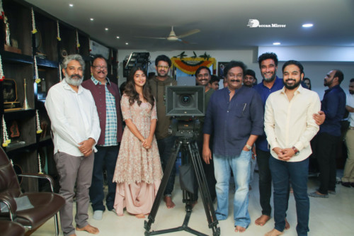 Prabhas and Pooja Hegde Movie Launch Pictures