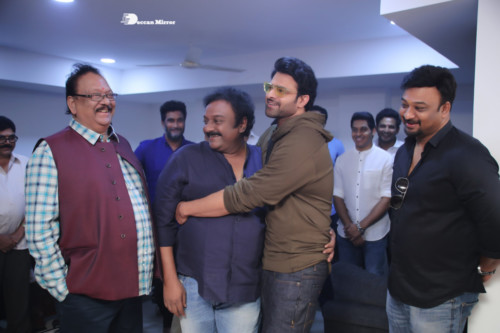 Prabhas and Pooja Hegde Movie Launch Pictures