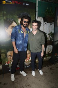 Jaane Jaan Screening attended by Vijay Varma, Tamannaah Bhatia, Nora Fatehi, Esha Gupta, Alaya F, Arjun Kapoor, Varun Dhawan, and others