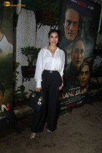 Jaane Jaan Screening attended by Vijay Varma, Tamannaah Bhatia, Nora Fatehi, Esha Gupta, Alaya F, Arjun Kapoor, Varun Dhawan, and others