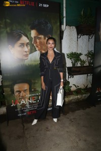 Jaane Jaan Screening attended by Vijay Varma, Tamannaah Bhatia, Nora Fatehi, Esha Gupta, Alaya F, Arjun Kapoor, Varun Dhawan, and others