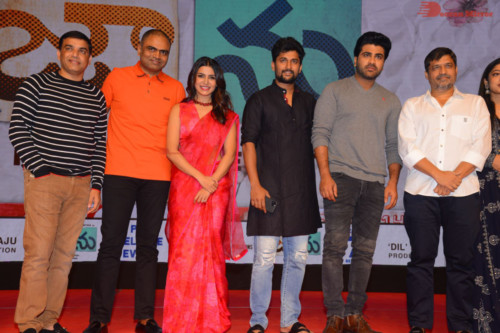 Telugu Movie Jaanu Movie Events attended by Samantha Akkineni and Sharwanand