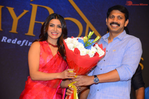 Telugu Movie Jaanu Movie Events attended by Samantha Akkineni and Sharwanand