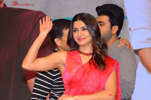 Telugu Movie Jaanu Movie Events attended by Samantha Akkineni and Sharwanand