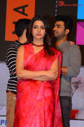 Telugu Movie Jaanu Movie Events attended by Samantha Akkineni and Sharwanand