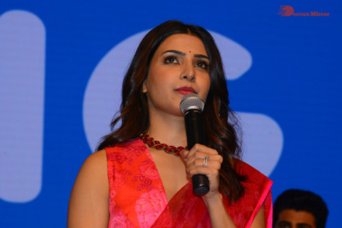 Telugu Movie Jaanu Movie Events attended by Samantha Akkineni and Sharwanand