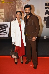 Jaat Screening attended by Sunny Deol, Dharmendra, Regina, Urvashi Rautela, and Randeep Hooda