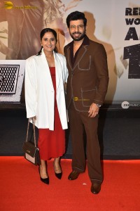 Jaat Screening attended by Sunny Deol, Dharmendra, Regina, Urvashi Rautela, and Randeep Hooda