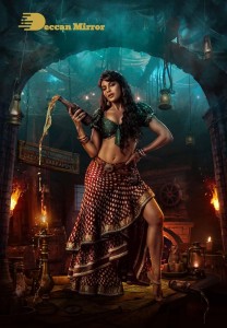 Actress Jacqueline Fernandez photoshoot for the movie Vikrant Rona