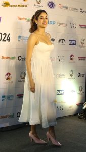 actress janhvi kapoor gorgeous in a white dress at pickleball tournament