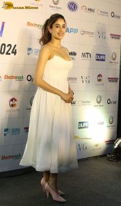 actress janhvi kapoor gorgeous in a white dress at pickleball tournament