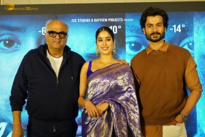 Press Meet of the film Mili - attended by Janhvi Kapoor and Boney Kapoor
