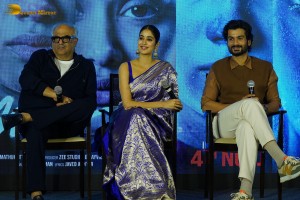 Press Meet of the film Mili - attended by Janhvi Kapoor and Boney Kapoor