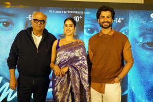 Press Meet of the film Mili - attended by Janhvi Kapoor and Boney Kapoor